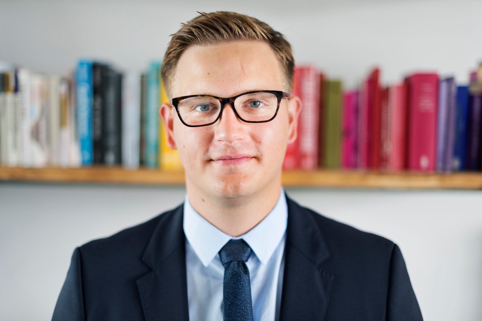 Smart looking teacher